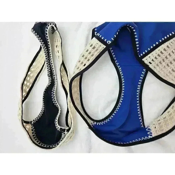 Victoria's Secret Women's S/M/34DD Purple, Blue, and Black Mix n Match Bikini - Picture 8 of 10